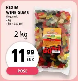 Scandinavian Park REXIM WINE GUMS, EUR 11.99 tilbud