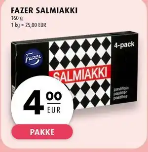 Scandinavian Park FAZER SALMIAKKI, EUR 4 tilbud