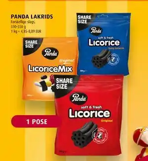 Scandinavian Park PANDA LAKRIDS, EUR 2.67 tilbud