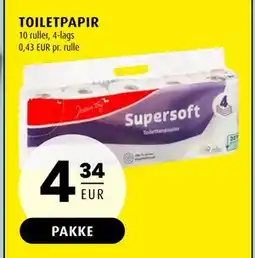 Scandinavian Park TOILETPAPIR, EUR 4.34 tilbud