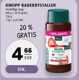 Scandinavian Park KNEIPP BADEKRYSTALLER, EUR 4.66 tilbud