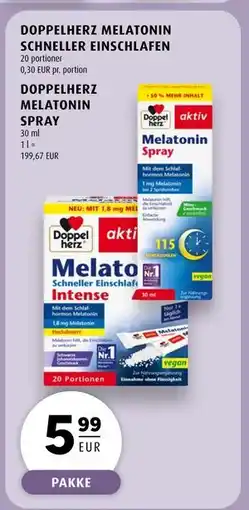 Scandinavian Park DOPPELHERZ MELATONIN SCHNELLER EINSCHLAFEN, EUR 5.99 tilbud
