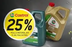 Thansen 25% PÅ ALLE MOTOROLJER TIL BIL FRA CASTROL tilbud