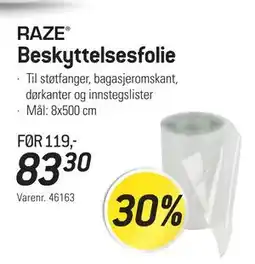 Thansen Beskyttelsesfolie, NOK 83.3 tilbud