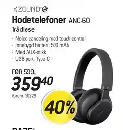 Thansen Hodetelefoner, NOK 359.4 tilbud