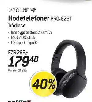 Thansen Hodetelefoner, NOK 179.4 tilbud