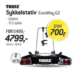 Thansen Sykkelstativ, NOK 4799 tilbud