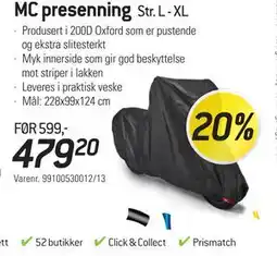 Thansen MC presenning, NOK 479.2 tilbud