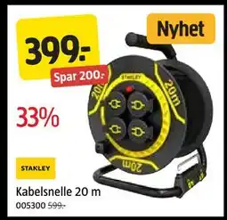 Jula Kabelsnelle 20 m, NOK 399 tilbud