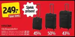 Jula Håndbagasjekoffert, NOK 249 tilbud