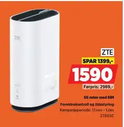 POWER Foreldrekontroll og tidsstyring, NOK 1590 tilbud