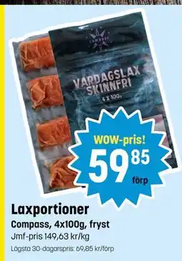 Eurocash Laxportioner, SEK 59.85 tilbud