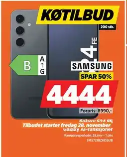 POWER Galaxy S24 FE, NOK 4444 tilbud