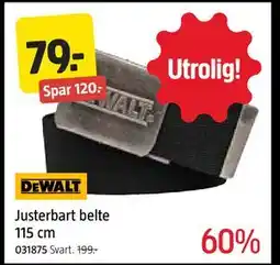 Jula Justerbart belte 115 cm, NOK 79 tilbud