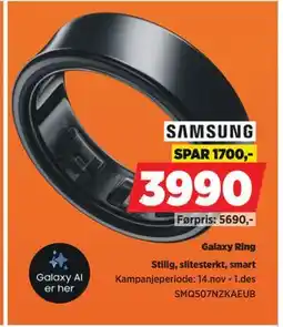 POWER Galaxy Ring, NOK 3990 tilbud