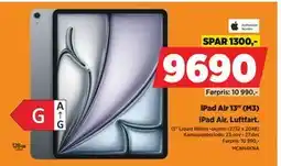 POWER iPad Air 13 (M3), NOK 9690 tilbud