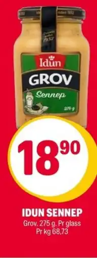 Coop Extra Idun sennep tilbud