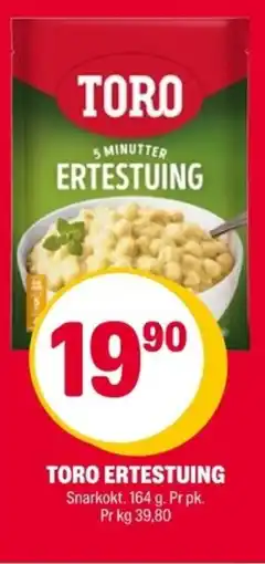Coop Extra Toro ertestuing tilbud