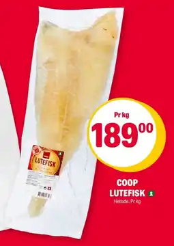 Coop Extra Coop lutefisk tilbud