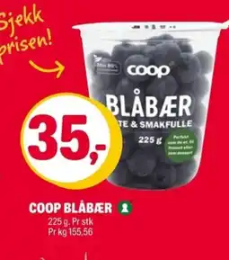 Coop Extra Coop blåbær tilbud