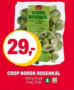 Coop Extra Coop norsk rosenkål tilbud