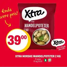 Coop Extra Xtra norske mandelpoteter tilbud