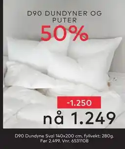 Skeidar D90 Dundyne or Puter tilbud