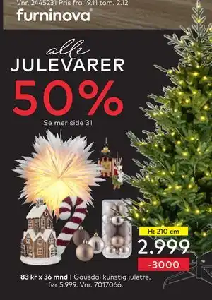 Skeidar ALLE JULEVARER tilbud