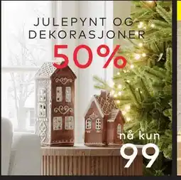 Skeidar JULEPYNT OG -DEKORASJONER tilbud