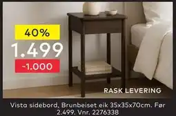 Skeidar Vista sidebord, NOK 1499 tilbud