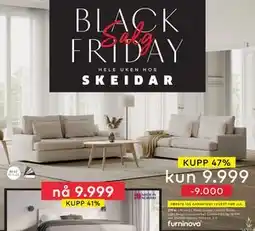 Skeidar Roma 3-seter, NOK 9999 tilbud