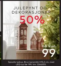 Skeidar Spicella lyshus, NOK 99 tilbud