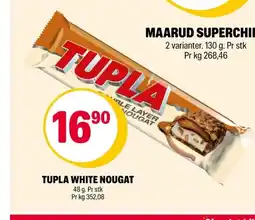 Coop Extra Tupla white nougat tilbud