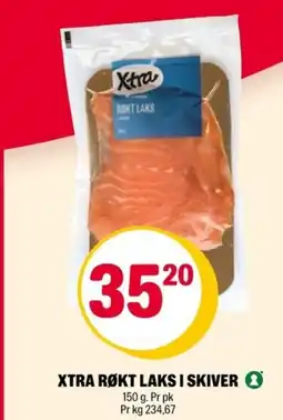 Coop Extra Xtra røkt laks i skiver tilbud