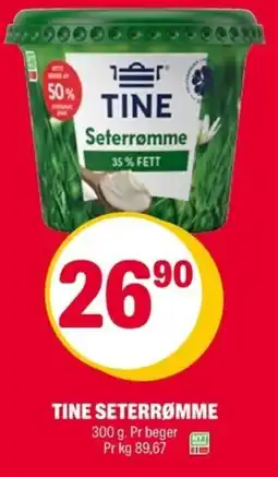 Coop Extra Tine seterrømme tilbud