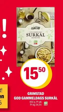 Coop Extra Grimstad god gammeldags surkål tilbud