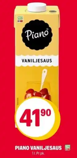 Coop Extra Piano vaniljesaus tilbud