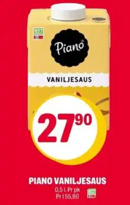 Coop Extra Piano vaniljesaus tilbud