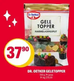 Coop Extra Dr. oetker geletopper tilbud