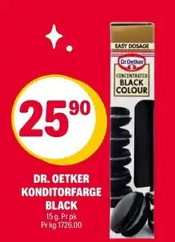 Coop Extra Dr. oetker konditorfarge black tilbud