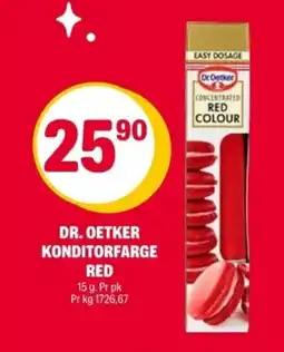 Coop Extra Dr. oetker konditorfarge tilbud