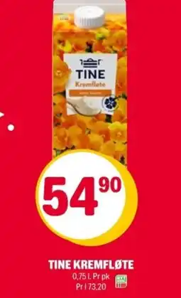 Coop Extra Tine kremfløte tilbud