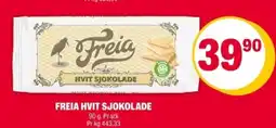 Coop Extra Freia hvit sjokolade tilbud