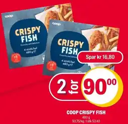 Coop Extra Coop crispy fish tilbud
