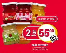 Coop Extra Coop syltetøy tilbud