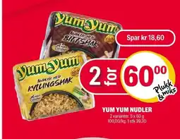 Coop Extra Yum yum nudler tilbud