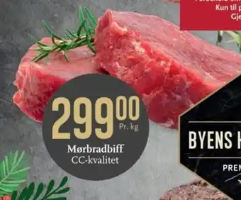 CC Mat Mørbradbiff CC-kvalitet tilbud
