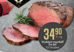 CC Mat Nyskåret roastbiff fra del CC-kvalitet tilbud