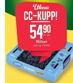 CC Mat Blåbær, Cevita tilbud