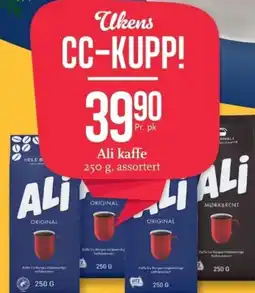 CC Mat Ali kaffe , assortert tilbud